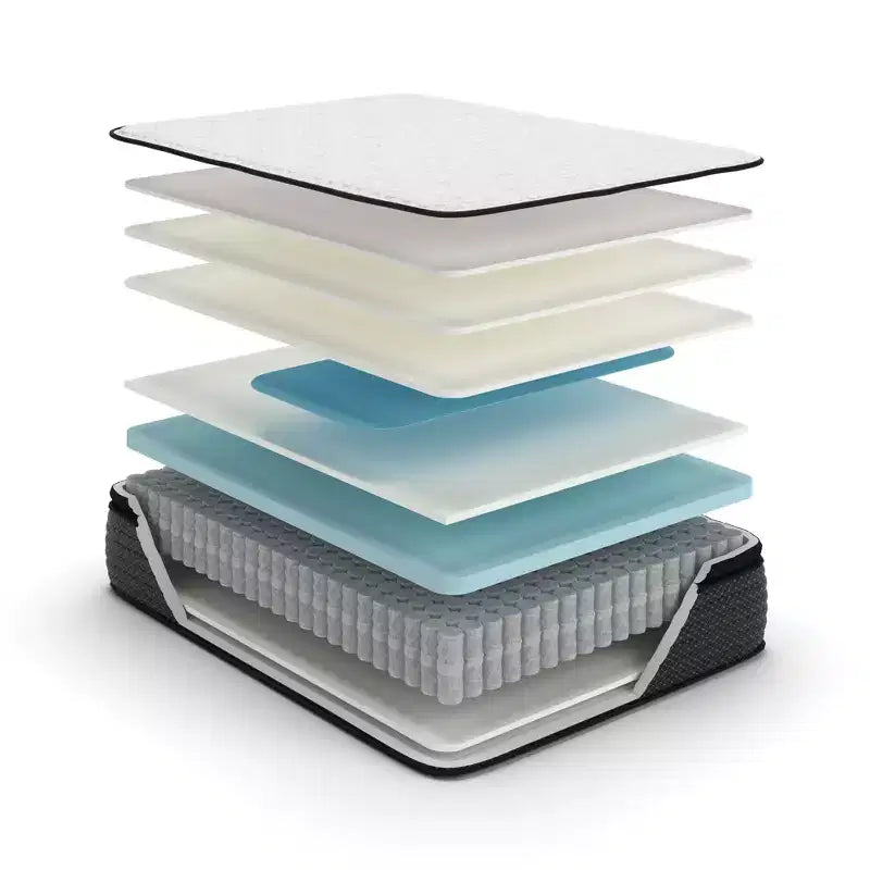 Materasso ibrido Limited Edition 13 Pillow Top con memory foam in gel e supporto lombare