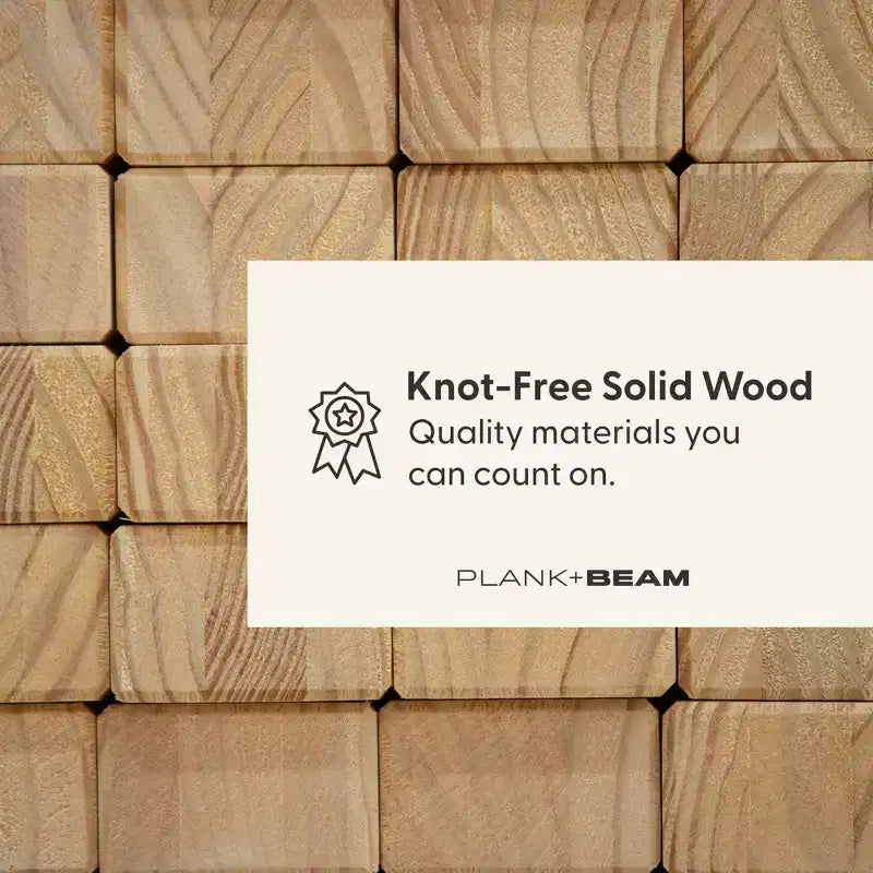 Set Tavolo da Pranzo Plank+Beam 72 Classic in Legno Massello, Noce Spazzolato, + 6 Sedie
