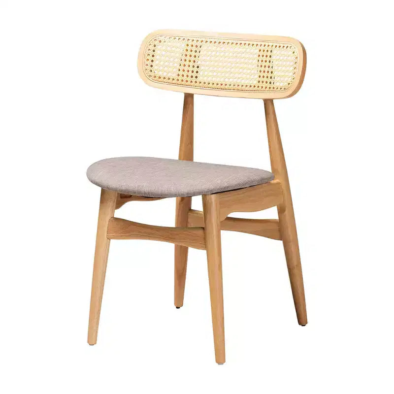 Set da pranzo Baxton Studio Tarana in legno stile moderno di metà secolo, 5 pezzi