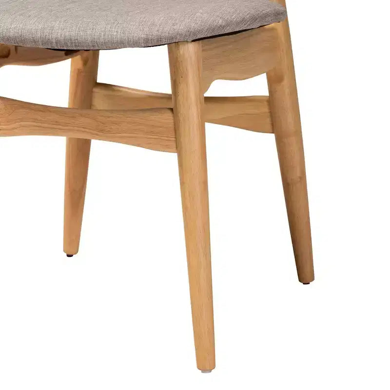 Set da pranzo Baxton Studio Tarana in legno stile moderno di metà secolo, 5 pezzi