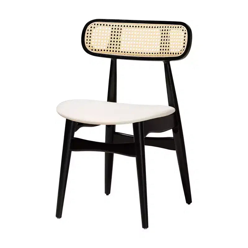 Set da pranzo Baxton Studio Tarana in legno stile moderno di metà secolo, 5 pezzi