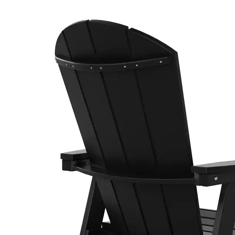 WestinTrends Set da 5 Pezzi con Tavolo Rotondo e Poltrone con Schienale Curvo per Patio Esterno