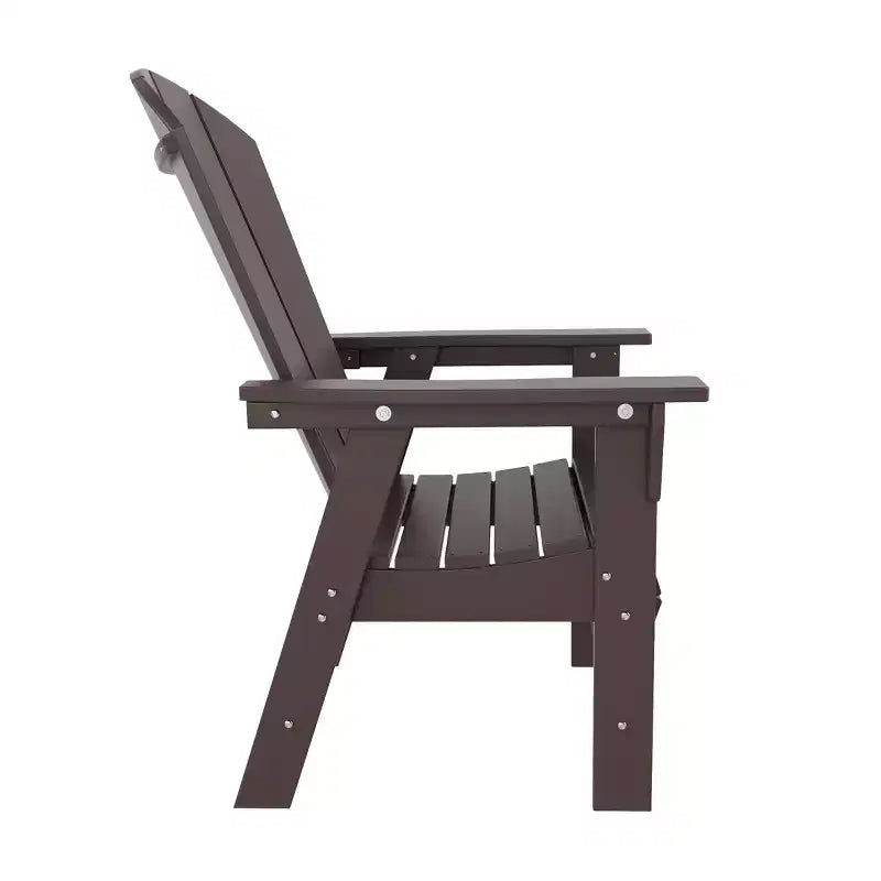 WestinTrends Set da 5 Pezzi con Tavolo Rotondo e Poltrone con Schienale Curvo per Patio Esterno