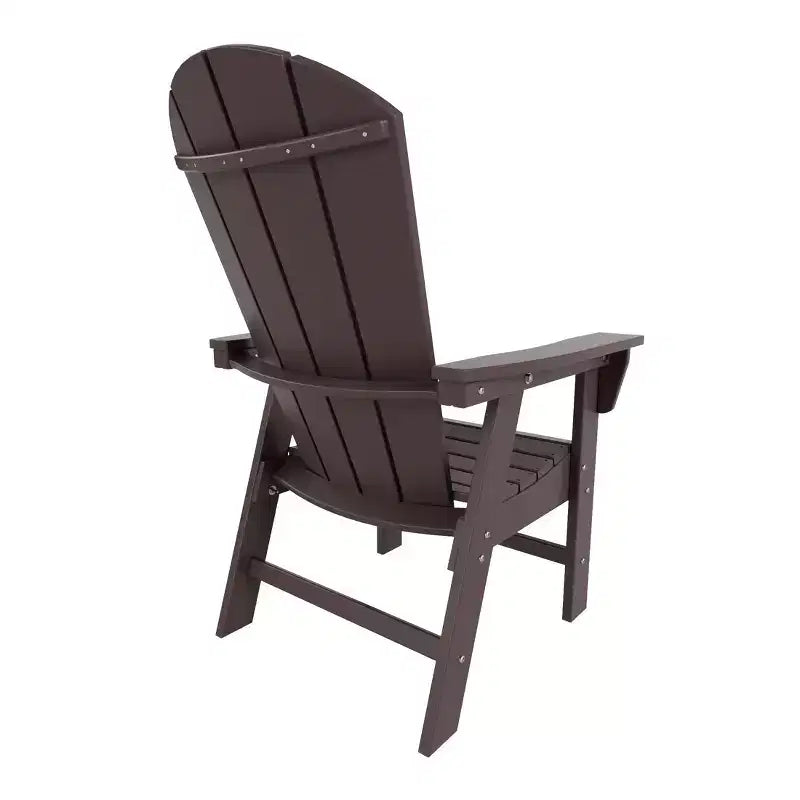WestinTrends Set da 5 Pezzi con Tavolo Rotondo e Poltrone con Schienale Curvo per Patio Esterno