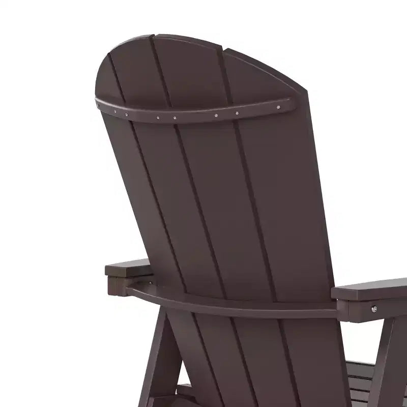 WestinTrends Set da 5 Pezzi con Tavolo Rotondo e Poltrone con Schienale Curvo per Patio Esterno