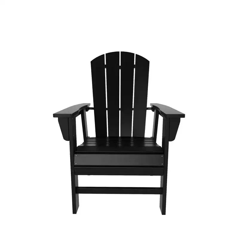 WestinTrends Set da 5 Pezzi con Tavolo Rotondo e Poltrone con Schienale Curvo per Patio Esterno