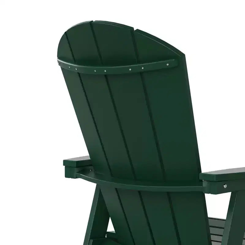 WestinTrends Set da 5 Pezzi con Tavolo Rotondo e Poltrone con Schienale Curvo per Patio Esterno