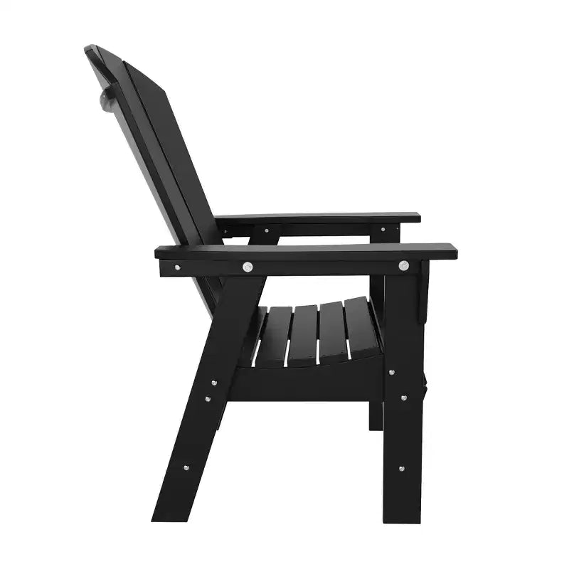 WestinTrends Set da 5 Pezzi con Tavolo Rotondo e Poltrone con Schienale Curvo per Patio Esterno