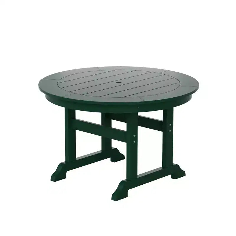 WestinTrends Set da 5 Pezzi con Tavolo Rotondo e Poltrone con Schienale Curvo per Patio Esterno
