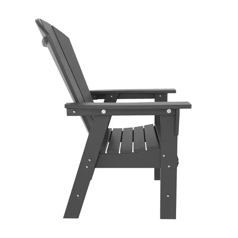 WestinTrends Set da 5 Pezzi con Tavolo Rotondo e Poltrone con Schienale Curvo per Patio Esterno