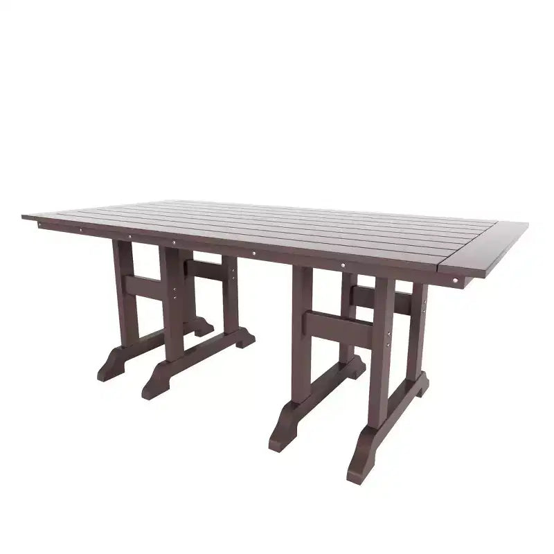 WestinTrends Set da pranzo da esterno a 6 pezzi con tavolo e panca