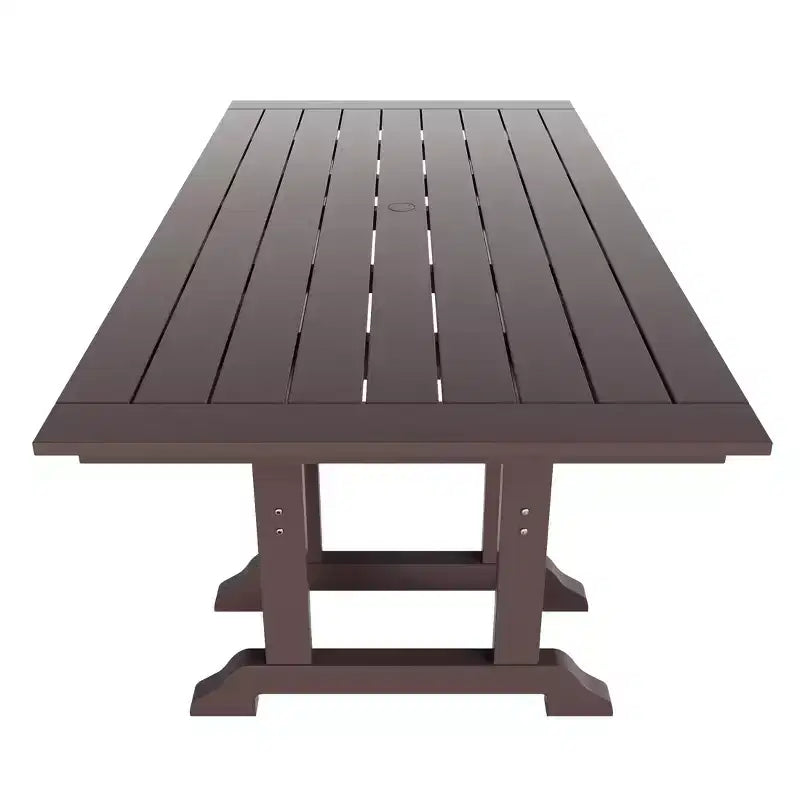 WestinTrends Set da pranzo da esterno a 6 pezzi con tavolo e panca