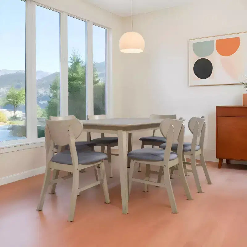 Home Design set da pranzo 7 pezzi Easton