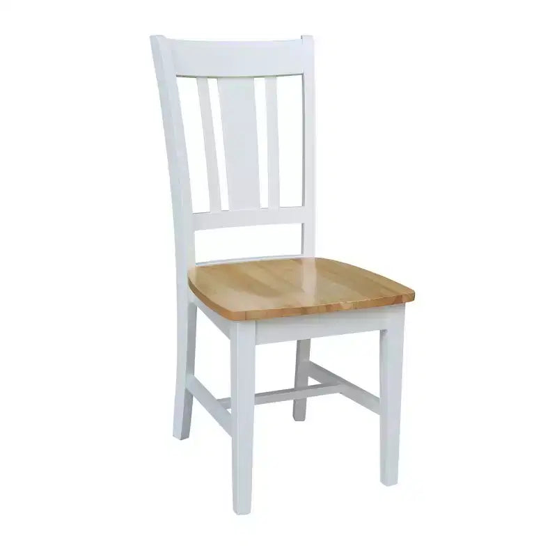 Tavolo da pranzo piccolo con due prolunghe a ribalta International Concepts con 2 sedie San Remo Splat