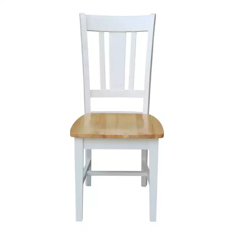 Tavolo da pranzo piccolo con due prolunghe a ribalta International Concepts con 2 sedie San Remo Splat