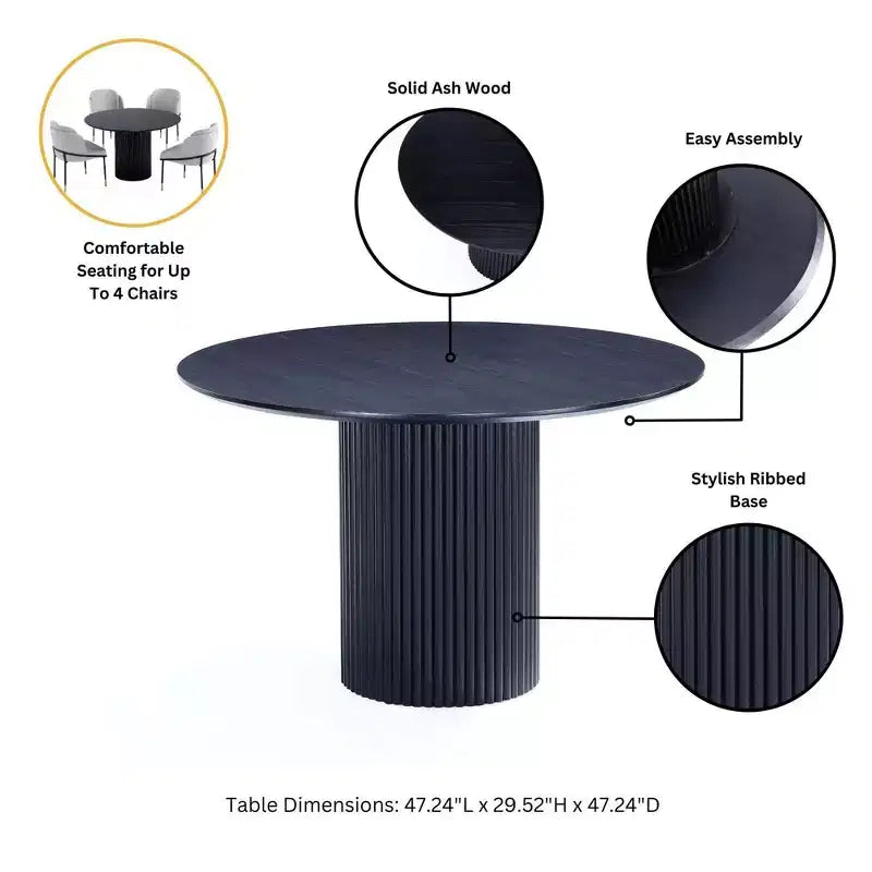 Set da pranzo moderno Hathaway and Palmer 5 pezzi Manhattan Comfort