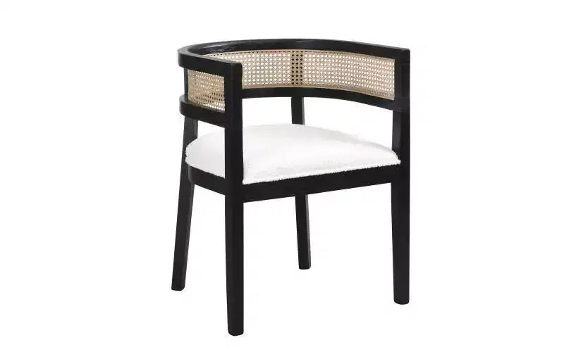 Set da pranzo Christopher Knight Home Avery 7 pezzi imbottito in canna e legno di gomma