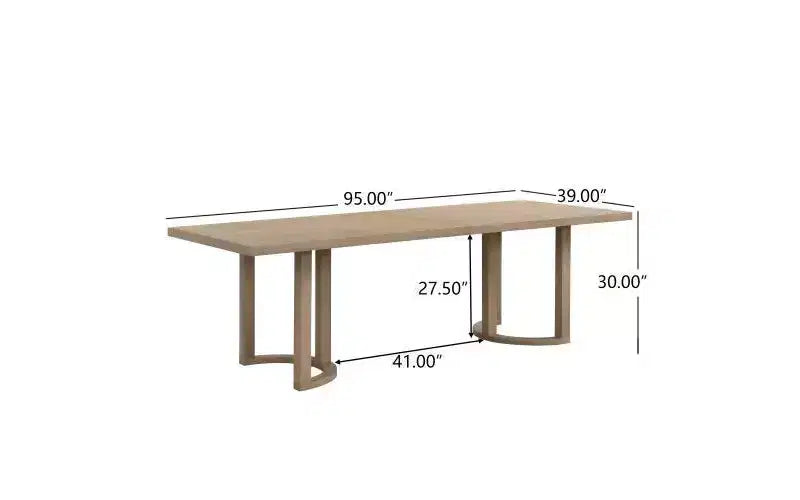 Set da pranzo Christopher Knight Home Avery 7 pezzi imbottito in canna e legno di gomma